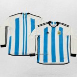 Camiseta Argentina Primera Manga Larga 2022