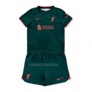 Camiseta Liverpool Tercera Nino 2022-23