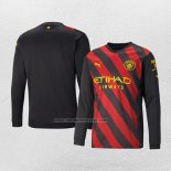 Camiseta Manchester City Segunda Manga Larga 2022-23