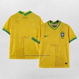 Classic Tailandia Camiseta Brasil 2022 Amarillo