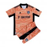 Portero Camiseta Leeds United Nino 2021-22 Naranja