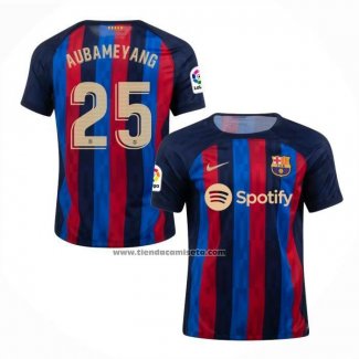 Primera Camiseta Barcelona Jugador Aubameyang 2022-23