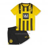 Primera Camiseta Borussia Dortmund Nino 2022-23