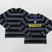 Tercera Camiseta Inter Milan Manga Larga 2020-21