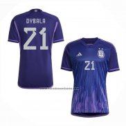 Camiseta Argentina Jugador Dybala Segunda 2022