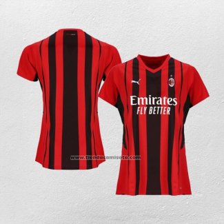 Primera Camiseta AC Milan Mujer 2021-22