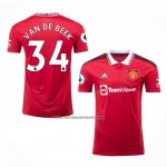 Primera Camiseta Manchester United Jugador Van De Beek 2022-23