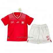 Primera Camiseta Suiza Nino 2022