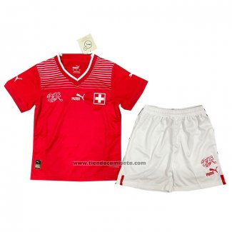 Primera Camiseta Suiza Nino 2022