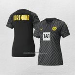 Segunda Camiseta Borussia Dortmund Mujer 2021-22