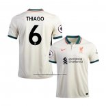 Segunda Camiseta Liverpool Jugador Thiago 2021-22