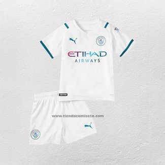 Segunda Camiseta Manchester City Nino 2021-22
