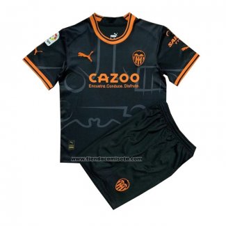 Segunda Camiseta Valencia Nino 2022-23
