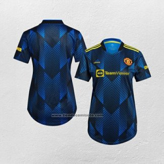 Tercera Camiseta Manchester United Mujer 2021-22