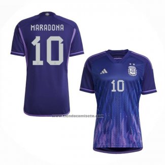 Camiseta Argentina Jugador Maradona Segunda 2022