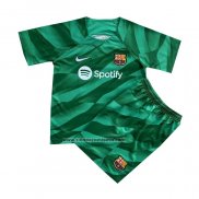 Camiseta Barcelona Portero Nino 2023-24 Verde