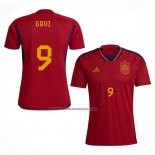 Camiseta Espana Jugador Gavi Primera 2022