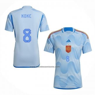 Camiseta Espana Jugador Koke Segunda 2022