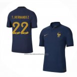 Camiseta Francia Jugador T.Hernandez Segunda 2022