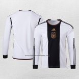 Primera Camiseta Alemania Manga Larga 2022