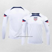 Primera Camiseta Estados Unidos Manga Larga 2022