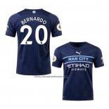 Tercera Camiseta Manchester City Jugador Bernardo 2021-22