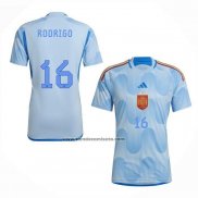 Camiseta Espana Jugador Rodrigo Segunda 2022