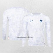 Camiseta Francia Segunda Manga Larga 2022