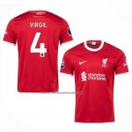 Camiseta Liverpool Jugador Virgil Primera 2023-24