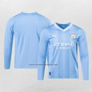 Camiseta Manchester City Primera Manga Larga 2023-24