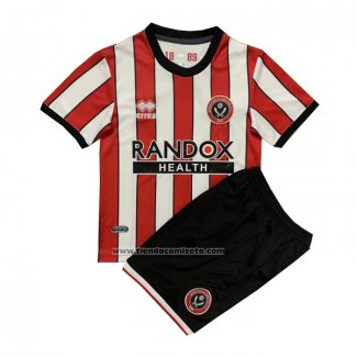 Camiseta Sheffield United Primera Nino 2022-23