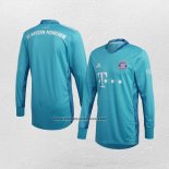 Portero Camiseta Bayern Munich Manga Larga 2020-21 Azul