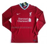 Primera Camiseta Liverpool Manga Larga 2020-21