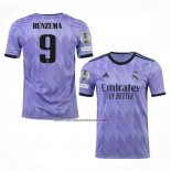 Segunda Camiseta Real Madrid Jugador Benzema 2022-23