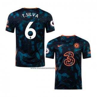 Tercera Camiseta Chelsea Jugador T.Silva 2021-22