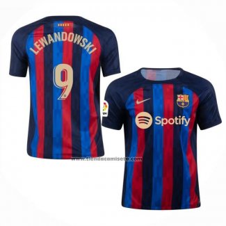 Camiseta Barcelona Jugador Lewandowski Primera 2022-23