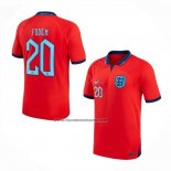 Camiseta Inglaterra Jugador Foden Segunda 2022