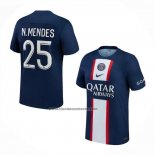 Camiseta Paris Saint-Germain Jugador N.Mendes Primera 2022-23