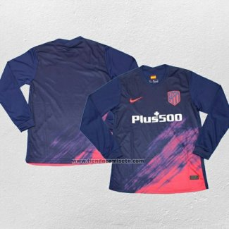 Segunda Camiseta Atletico Madrid Manga Larga 2021-22