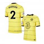 Segunda Camiseta Chelsea Jugador Rudiger 2021-22