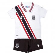 Segunda Camiseta Stoke City Nino 2022-23 Blanco