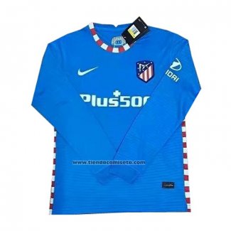 Tercera Camiseta Atletico Madrid Manga Larga 2021-22