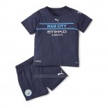 Tercera Camiseta Manchester City Nino 2021-22