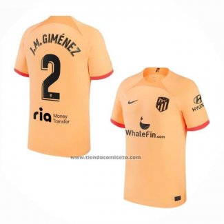 Camiseta Atletico Madrid Jugador J.M.Gimenez Tercera 2022-23