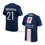 Camiseta Paris Saint-Germain Jugador Ander Herrera Primera 2022-23