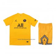 Portero Camiseta Paris Saint-Germain Nino 2021-22 Amarillo