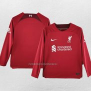 Primera Camiseta Liverpool Manga Larga 2022-23