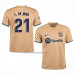 Segunda Camiseta Barcelona Jugador F.De Jong 2022-23