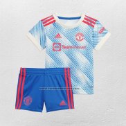 Segunda Camiseta Manchester United Nino 2021-22