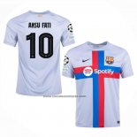 Camiseta Barcelona Jugador Ansu Fati Tercera 2022-23